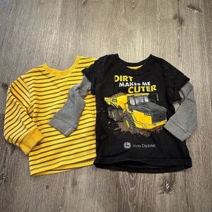 Boys John Deere long sleeve bundle lot